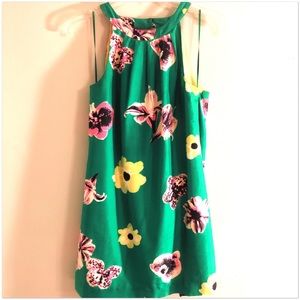 100% Silk Low Back Mini Dress